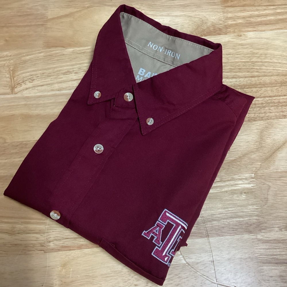Men's‎ BAW Texas A&M Aggies Short Sleeved Button Down Medium